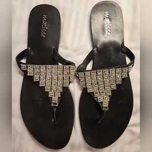MATISSE Sandal with rhinestones